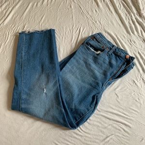 Madewell High-Rise Slim Crop Boyfriend Jeans